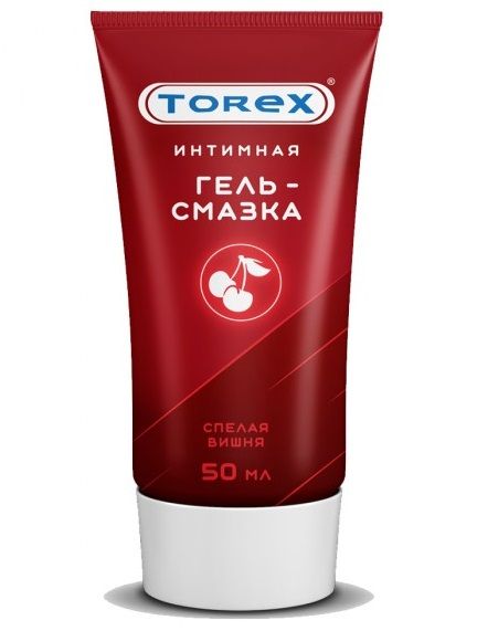 Смазка на водной основе TOREX  Спелая вишня  - 50 мл. - Torex - купить с доставкой в Новочебоксарске