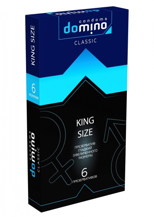Презервативы увеличенного размера DOMINO Classic King size - 6 шт. - Domino - купить с доставкой в Новочебоксарске