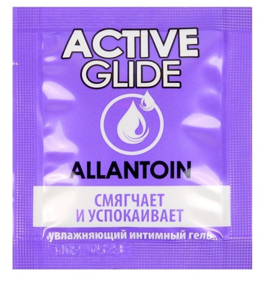 Лубрикант на водной основе Active Glide с аллантоином - 3 гр. - Биоритм - купить с доставкой в Новочебоксарске