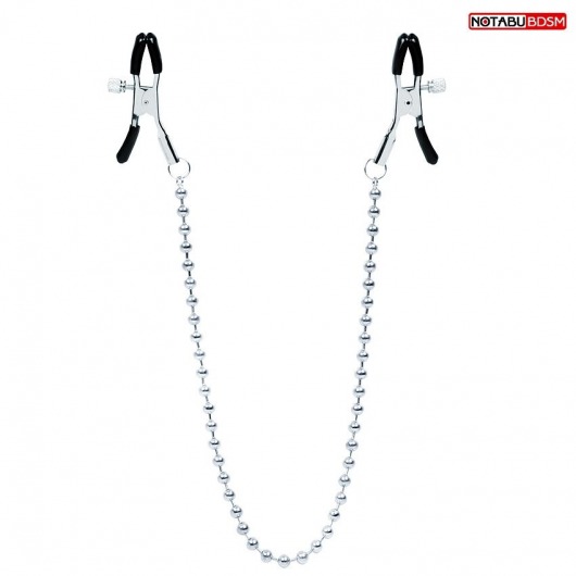 Оригинальные зажимы на соски с бусами - Notabu - купить с доставкой в Новочебоксарске