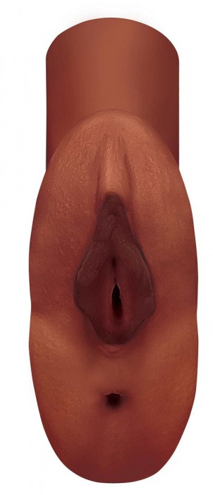 Коричневый мастурбатор Perfect Pussy Double Stroker - Pipedream - в Новочебоксарске купить с доставкой