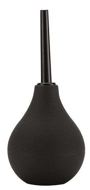 Черный анальный душ ANAL DOUCHE с прямым наконечником - Dream Toys - купить с доставкой в Новочебоксарске