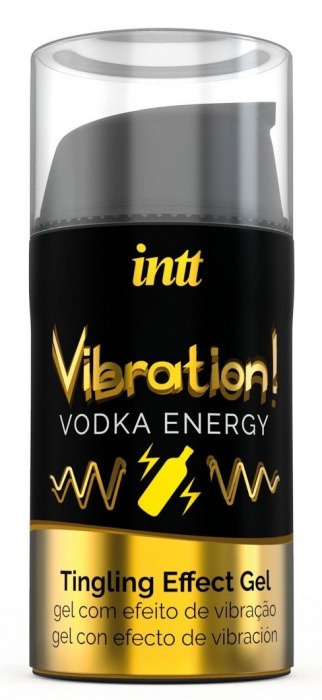 Жидкий интимный гель с эффектом вибрации Vibration! Vodka Energy - 15 мл. - INTT - купить с доставкой в Новочебоксарске