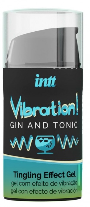 Жидкий интимный гель с эффектом вибрации Vibration! Gin   Tonic - 15 мл. - INTT - купить с доставкой в Новочебоксарске