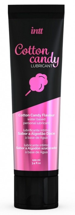 Интимный гель на водной основе Cotton Candy Lubricant - 100 мл. - INTT - купить с доставкой в Новочебоксарске