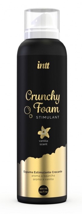 Пенка для массажа Crunchy Foam Stimulant Vanilla - 100 мл. - INTT - купить с доставкой в Новочебоксарске