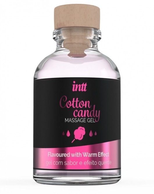 Массажный гель с согревающим эффектом Cotton Candy - 30 мл. - INTT - купить с доставкой в Новочебоксарске