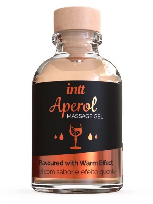 Массажный гель с согревающим эффектом Aperol - 30 мл. - INTT - купить с доставкой в Новочебоксарске