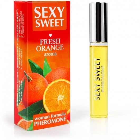 Парфюм для тела с феромонами Sexy Sweet с ароматом апельсина - 10 мл. -  - Магазин феромонов в Новочебоксарске