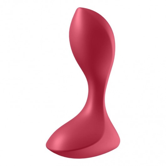 Красный вибромассажёр простаты Satisfyer Backdoor Lover - 14 см. - Satisfyer - в Новочебоксарске купить с доставкой