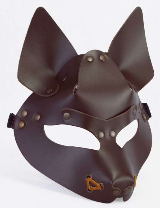 Коричневая маска Wolf - Sitabella - купить с доставкой в Новочебоксарске