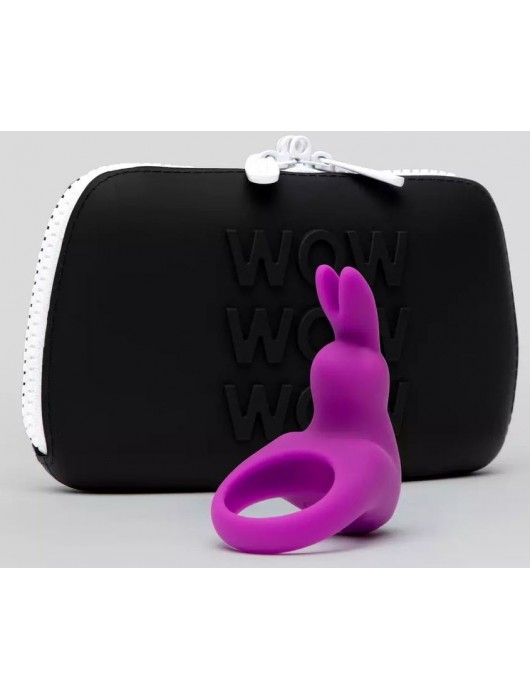 Фиолетовое эрекционное виброкольцо Happy Rabbit Cock Ring Kit - Happy Rabbit - в Новочебоксарске купить с доставкой