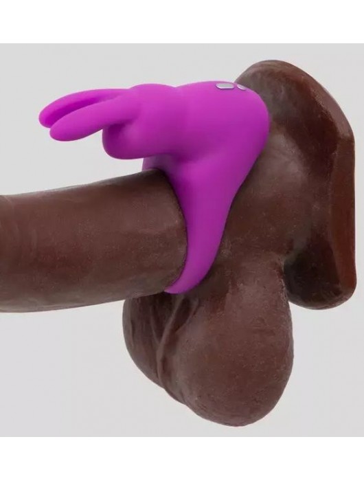 Фиолетовое эрекционное виброкольцо Happy Rabbit Cock Ring Kit - Happy Rabbit - в Новочебоксарске купить с доставкой