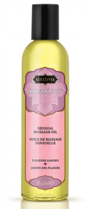 Массажное масло с цветочным ароматом Pleasure Garden - 236 мл. - Kama Sutra - купить с доставкой в Новочебоксарске