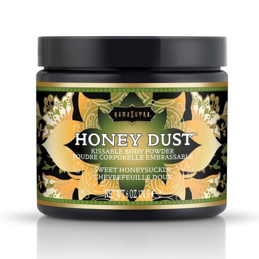 Пудра для тела Honey Dust Body Powder с ароматом жимолости - 170 гр. - Kama Sutra - купить с доставкой в Новочебоксарске