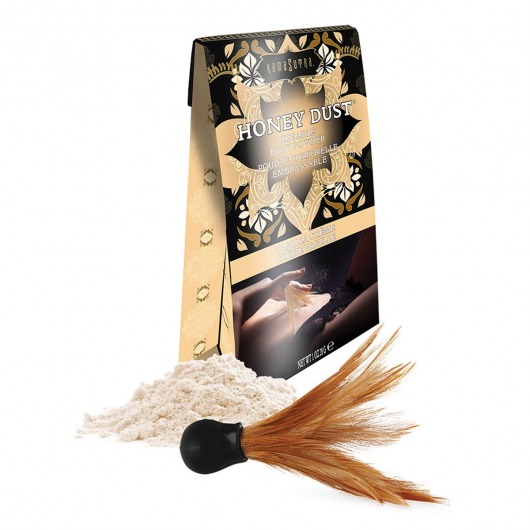 Пудра для тела Honey Dust Body Powder с ароматом ванили - 28 гр. - Kama Sutra - купить с доставкой в Новочебоксарске