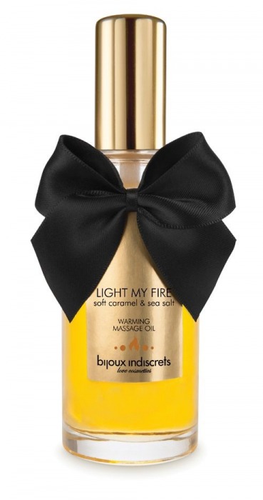 Массажное масло Light My Fire с ароматом карамели - 100 мл. - Bijoux Indiscrets - купить с доставкой в Новочебоксарске