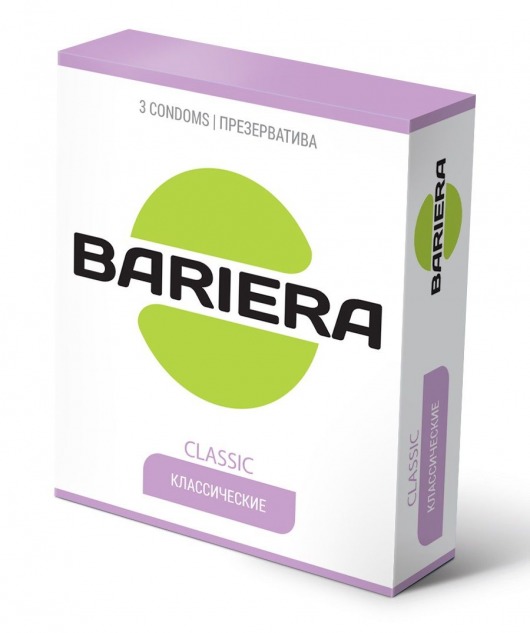 Классические презервативы Bariera Classic - 3 шт. - Bariera - купить с доставкой в Новочебоксарске