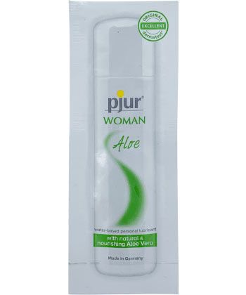 Лубрикант на водной основе pjur WOMAN Aloe - 2 мл. - Pjur - купить с доставкой в Новочебоксарске
