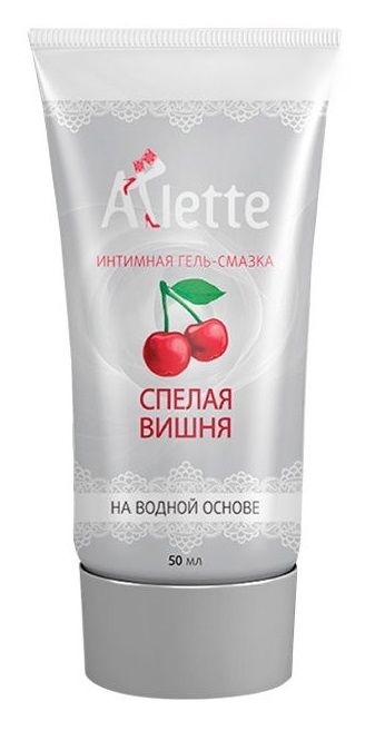 Интимная гель-смазка на водной основе Arlette  Спелая вишня  - 50 мл. - Arlette - купить с доставкой в Новочебоксарске