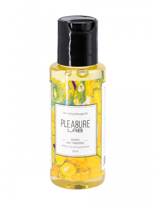 Массажное масло Pleasure Lab Refreshing с ароматом манго и мандарина - 50 мл. - Pleasure Lab - купить с доставкой в Новочебоксарске