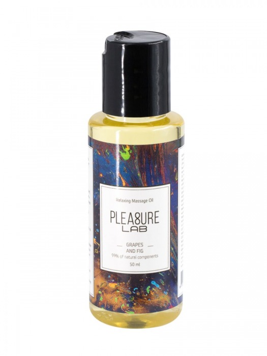 Массажное масло Pleasure Lab Relaxing с ароматом винограда и инжира - 50 мл. - Pleasure Lab - купить с доставкой в Новочебоксарске