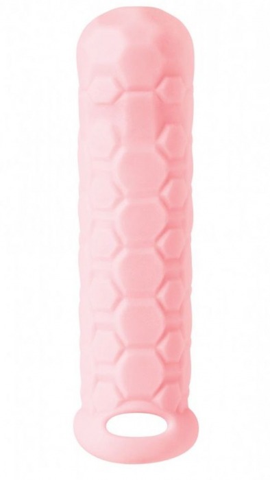 Розовый фаллоудлинитель Homme Long - 15,5 см. - Lola Games - в Новочебоксарске купить с доставкой