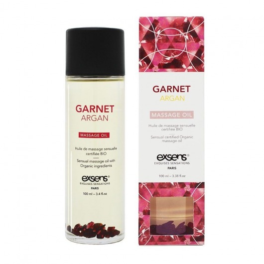 Органическое массажное масло GARNET ARGAN - 100 мл. - Exsens - купить с доставкой в Новочебоксарске