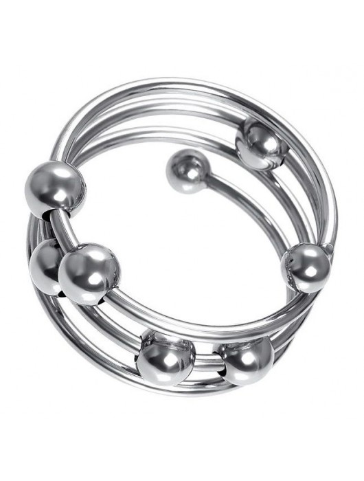 Большое металлическое кольцо под головку пениса - ToyFa - купить с доставкой в Новочебоксарске