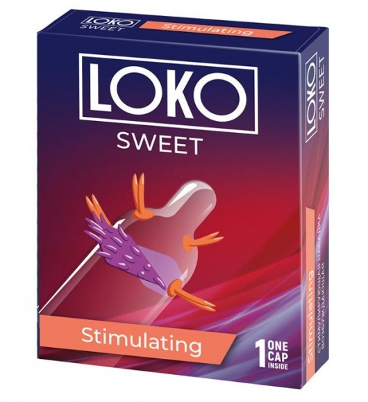 Стимулирующая насадка на пенис LOKO SWEET с возбуждающим эффектом - Sitabella - в Новочебоксарске купить с доставкой