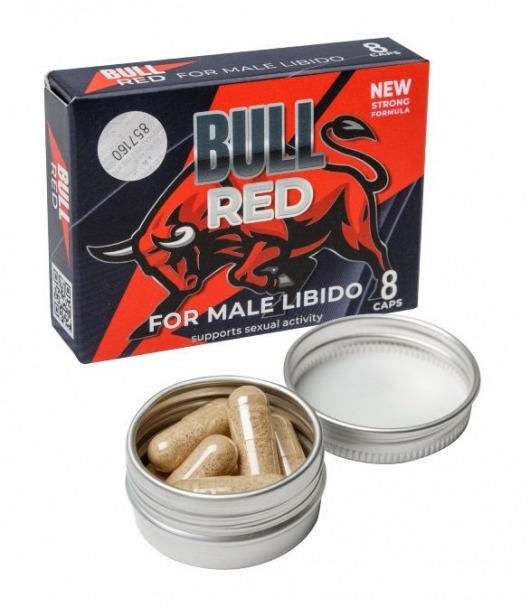 Пищевой концентрат для мужчин BULL RED - 8 капсул - Sitabella - купить с доставкой в Новочебоксарске