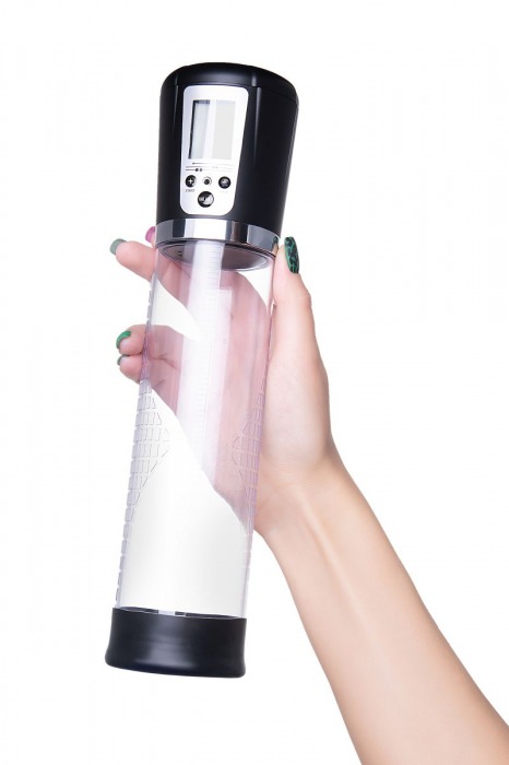 Прозрачная автоматическая помпа для пениса Alrik - Sexus - в Новочебоксарске купить с доставкой