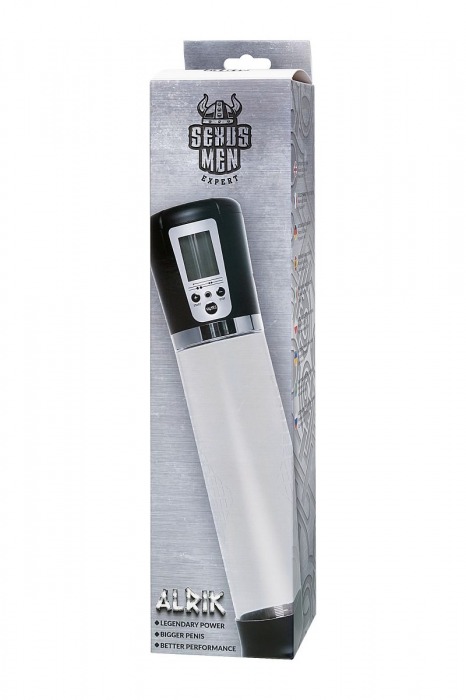 Прозрачная автоматическая помпа для пениса Alrik - Sexus - в Новочебоксарске купить с доставкой