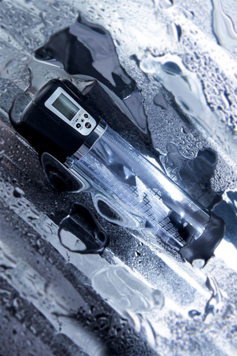 Прозрачная автоматическая помпа для пениса Alrik - Sexus - в Новочебоксарске купить с доставкой