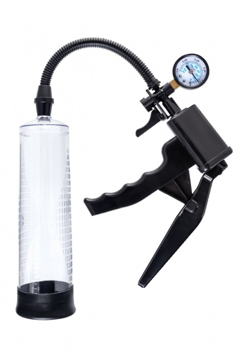 Прозрачная механическая помпа для пениса Viggo - Sexus - в Новочебоксарске купить с доставкой