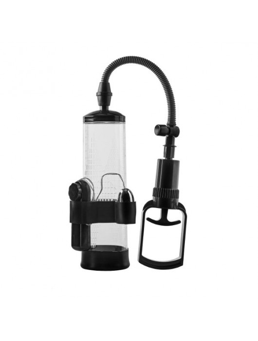 Прозрачная вакуумная помпа с вибрацией Vibrating Penis Pump - Dream Toys - в Новочебоксарске купить с доставкой