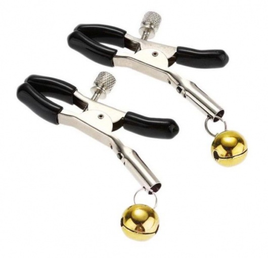 Зажимы на соски с колокольчиками - Sitabella - купить с доставкой в Новочебоксарске