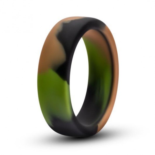 Эрекционное кольцо камуфляжной расцветки Silicone Camo Cock Ring - Blush Novelties - в Новочебоксарске купить с доставкой