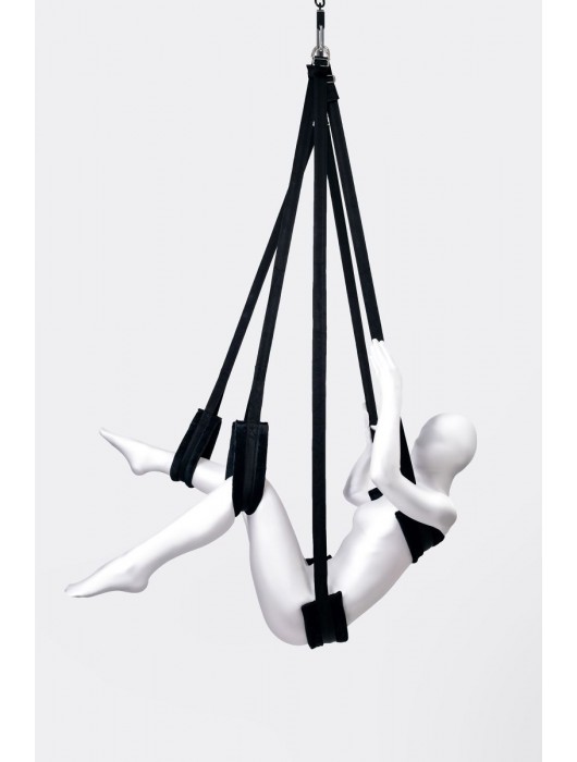 Черные секс-качели Anonymo №0503 - ToyFa - купить с доставкой в Новочебоксарске