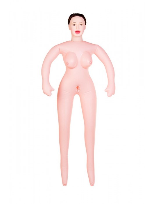 Надувная секс-кукла брюнетка с реалистичной головой - ToyFa - в Новочебоксарске купить с доставкой