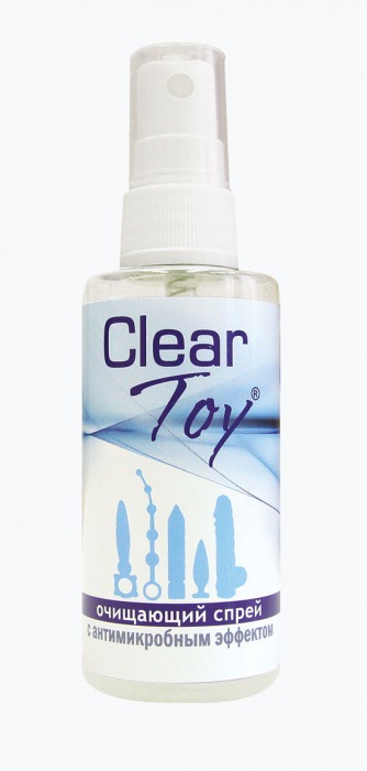 Очищающий спрей Clear Toy с антимикробным эффектом - 100 мл. - Биоритм - купить с доставкой в Новочебоксарске