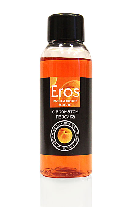 Массажное масло Eros exotic с ароматом персика - 50 мл. - Биоритм - купить с доставкой в Новочебоксарске