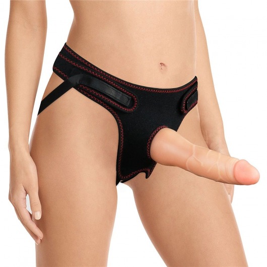 Женский страпон Easy Strapon Set 7.5 - 19 см. - Lovetoy - купить с доставкой в Новочебоксарске