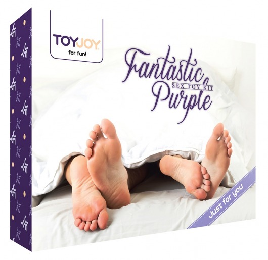 Эротический набор FANTASTIC PURPLE SEX TOY KIT - Toy Joy - купить с доставкой в Новочебоксарске