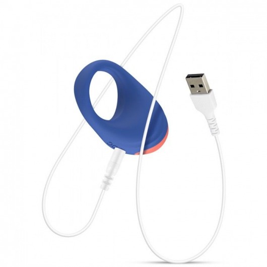 Синее эрекционное кольцо RRRING Dinner Date Cock Ring - FeelzToys - в Новочебоксарске купить с доставкой