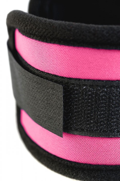 Оковы на ноги из неопрена розового цвета - ToyFa - купить с доставкой в Новочебоксарске
