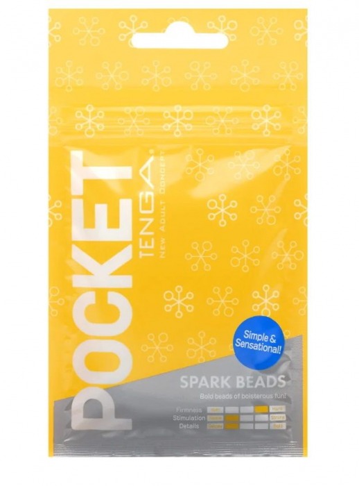 Карманный мастурбатор Spark Beads - Tenga - в Новочебоксарске купить с доставкой