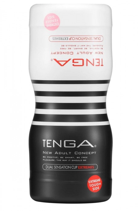 Мастурбатор Dual Sensation Cup Extremes - Tenga - в Новочебоксарске купить с доставкой