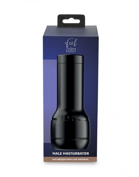 Коричневый мастурбатор-вагина Feel Stroker - Kiiroo - в Новочебоксарске купить с доставкой