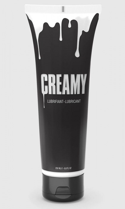 Смазка на водной основе Creamy с консистенцией спермы - 250 мл. - Strap-on-me - купить с доставкой в Новочебоксарске